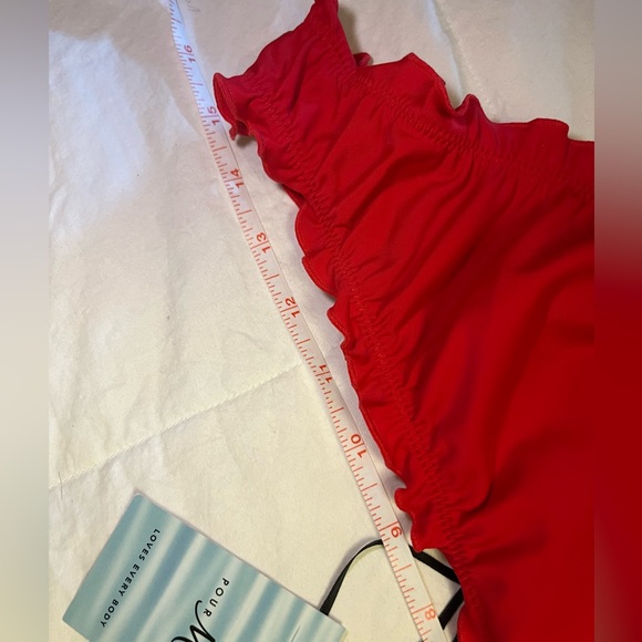 Pour Moi Free Spirit Bikini Brief in Red NWT - Picture 5 of 5